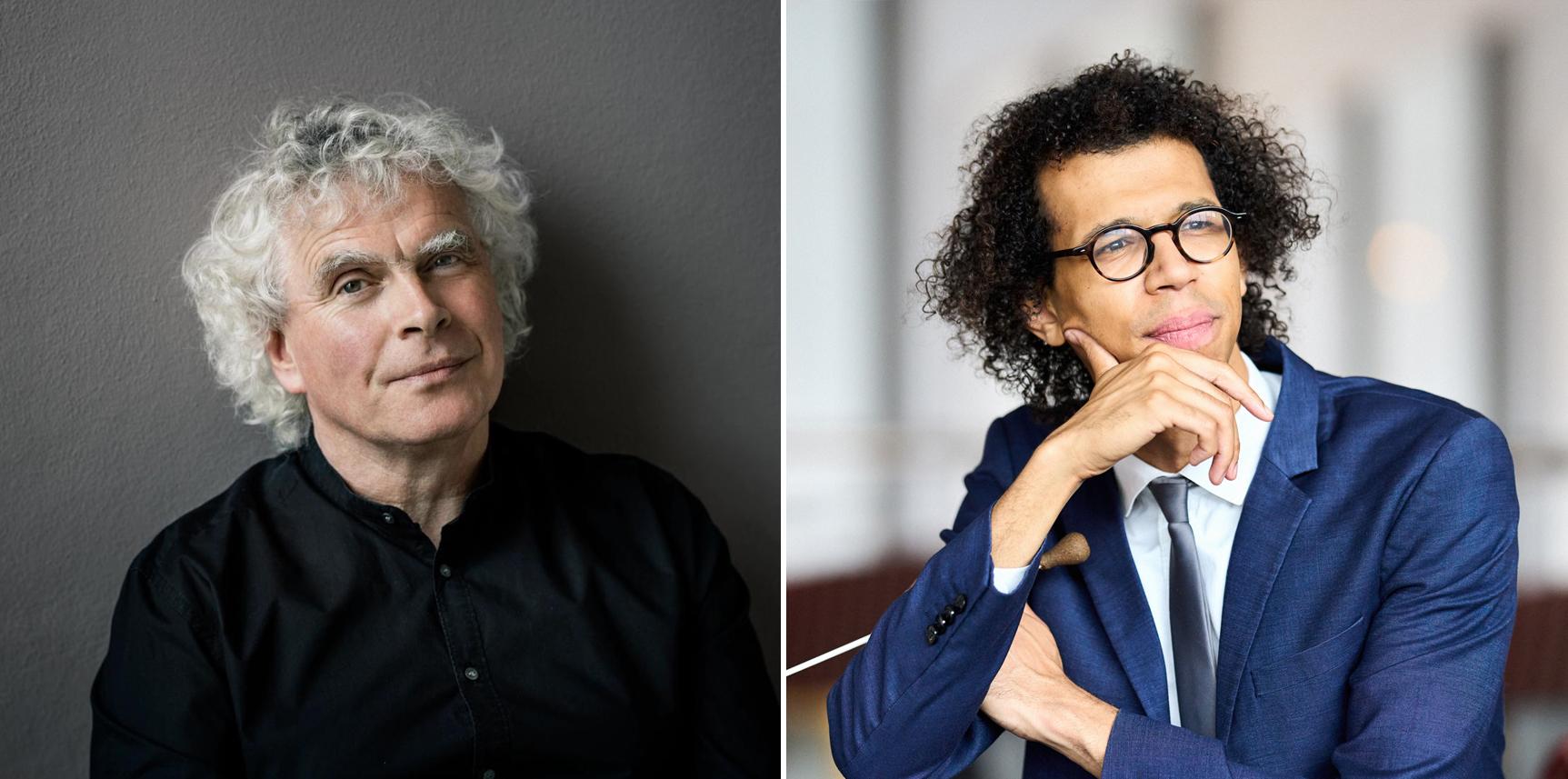 Sir Simon Rattle and Jonathan Heyward